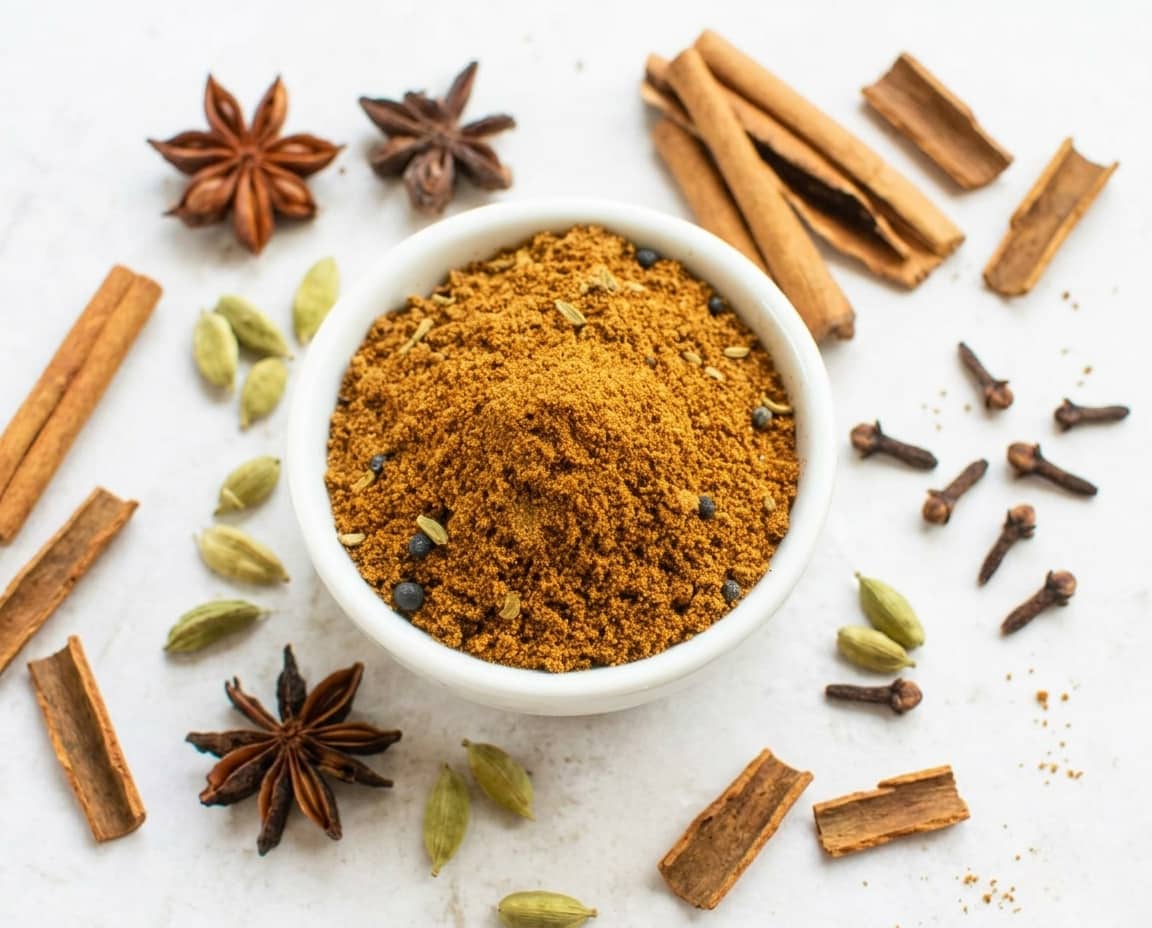 Whole spices and curry mix ingredients