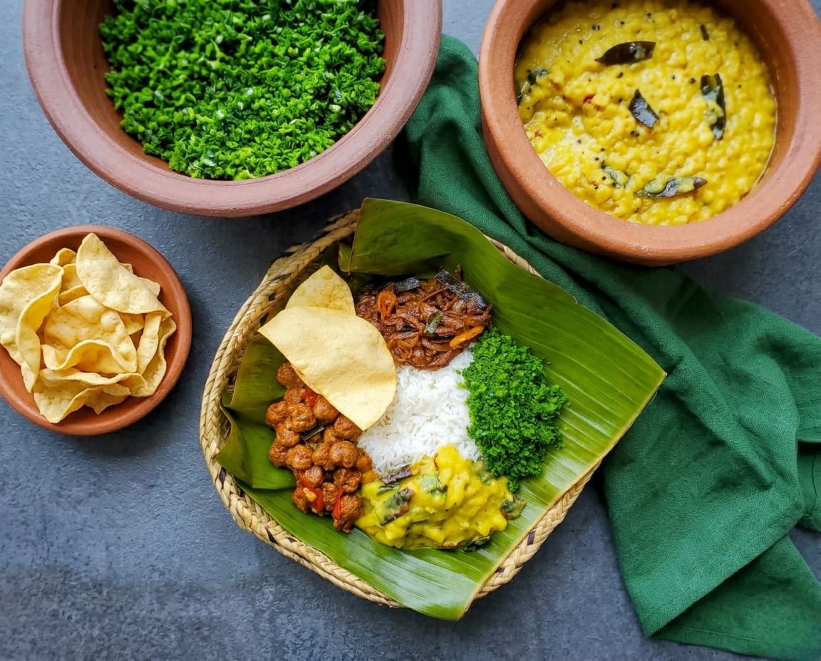 Crispy papadums served with meal