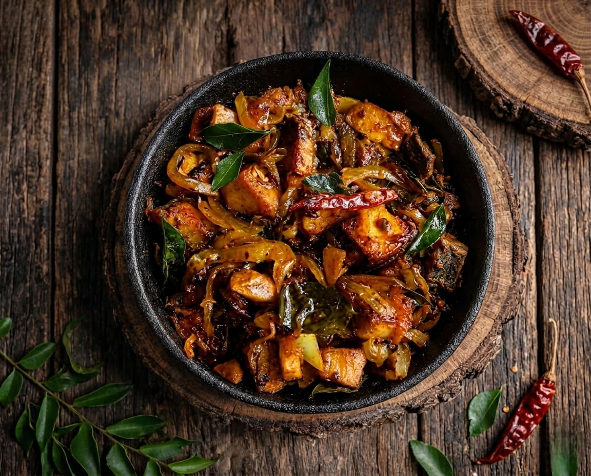 Sri Lankan curry platter
