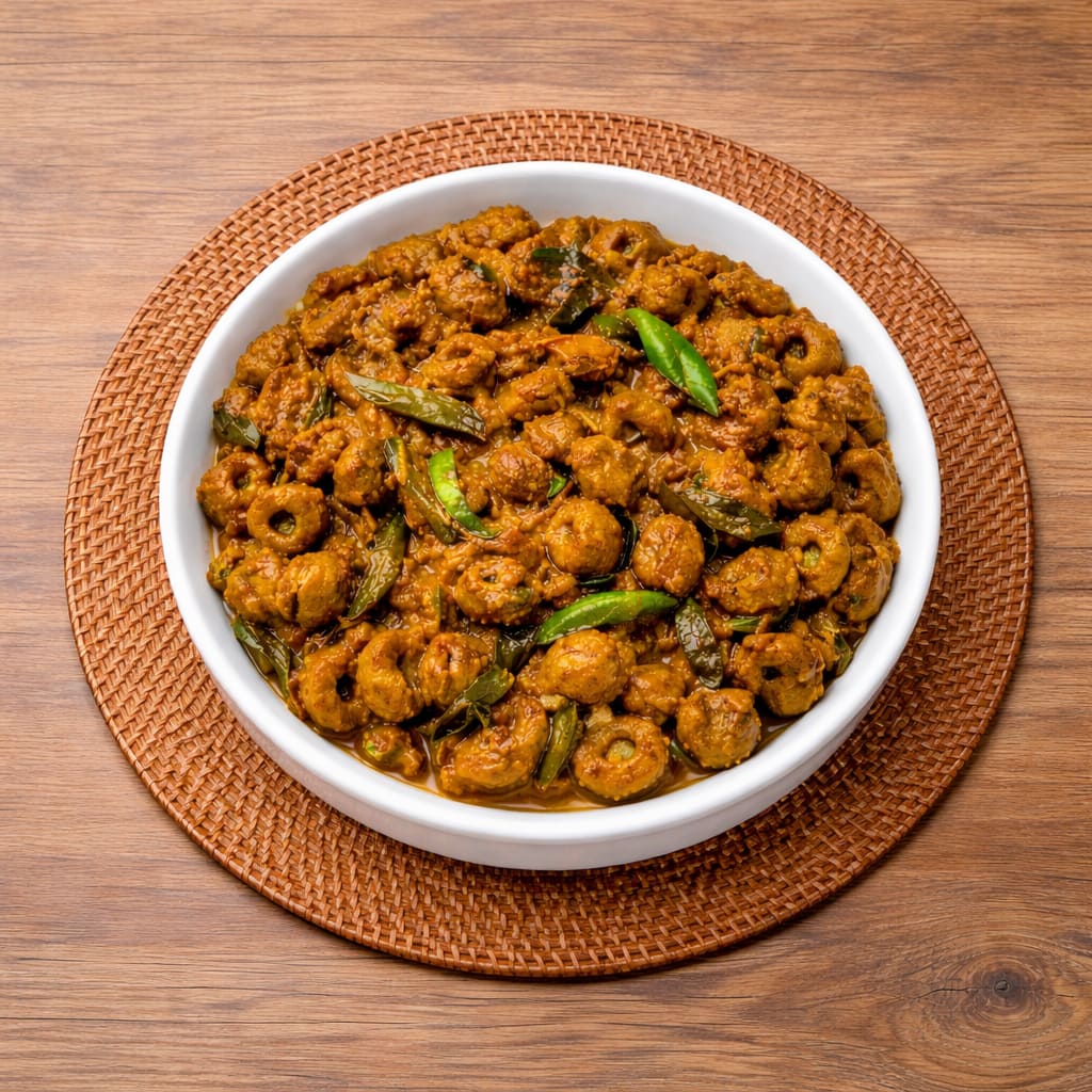 Soya curry dish