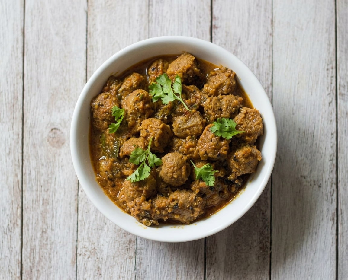 Soya curry dish