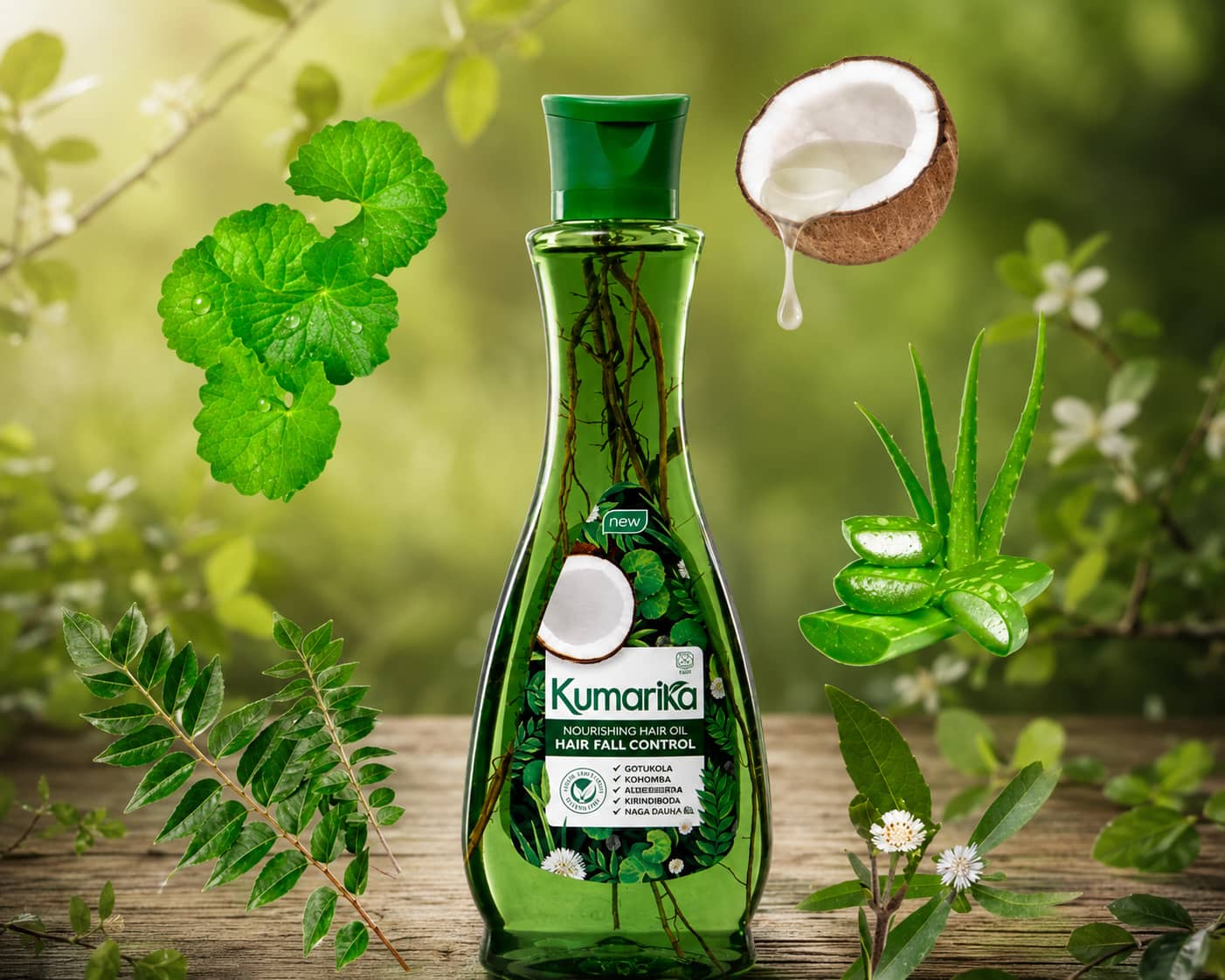 Hair care and scalp massage routine