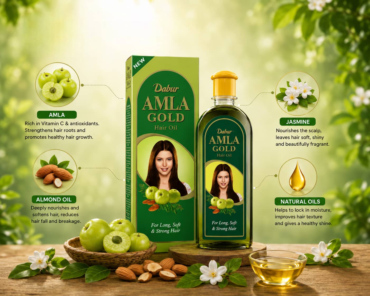 Hair care bottles
