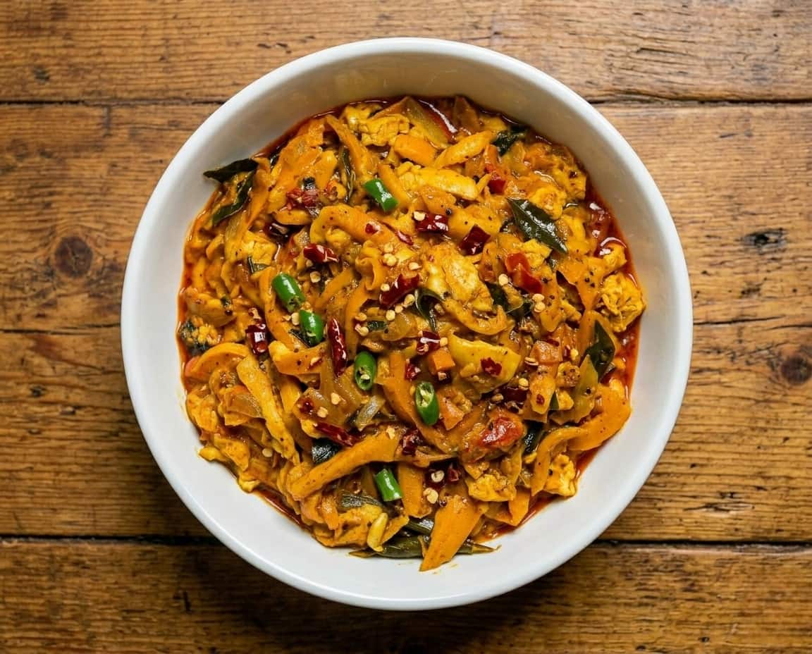 Sri Lankan style spiced curry dish