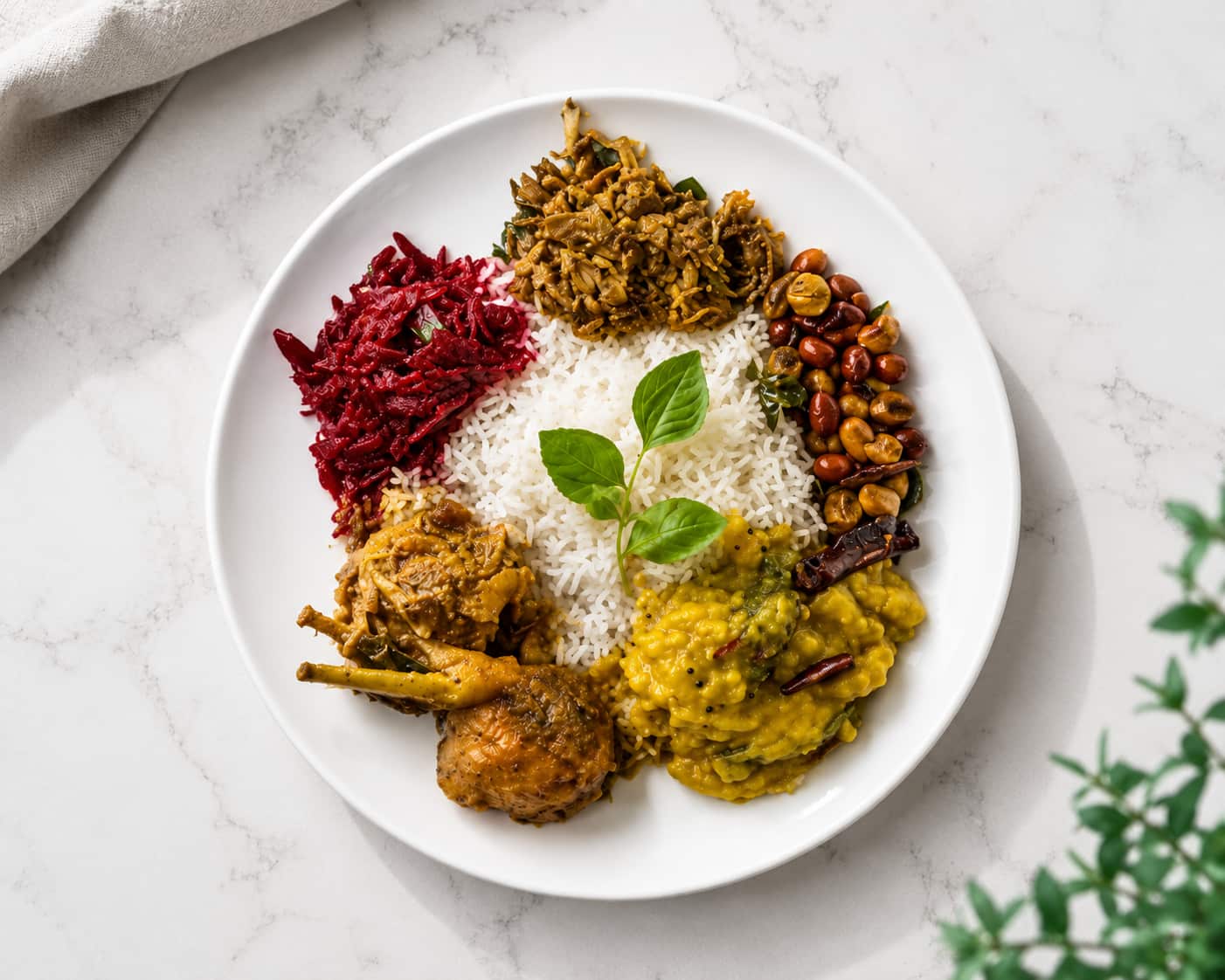 Delicious hot young jackfruit polos curry dish