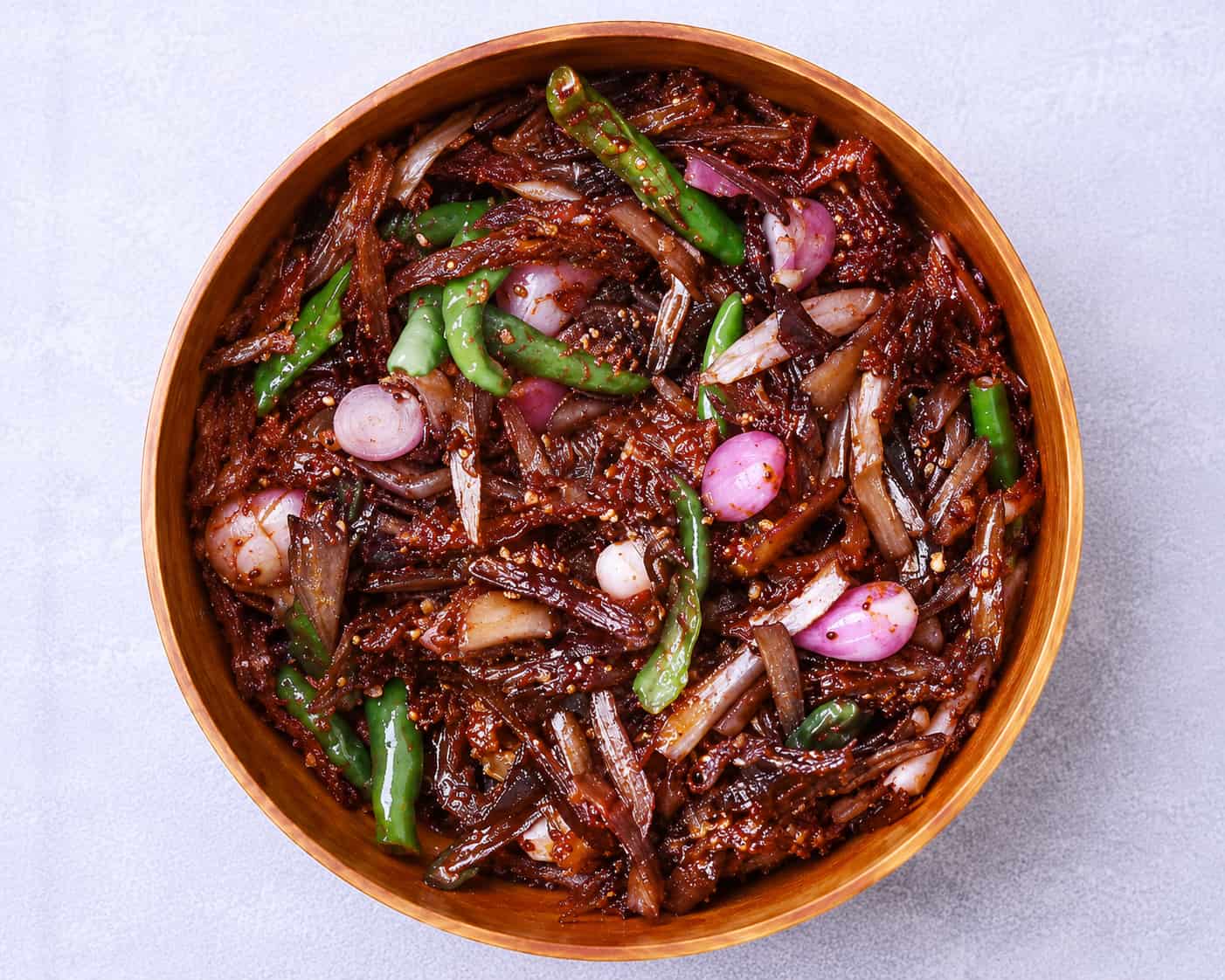 Traditional Indian pickle jar or spices