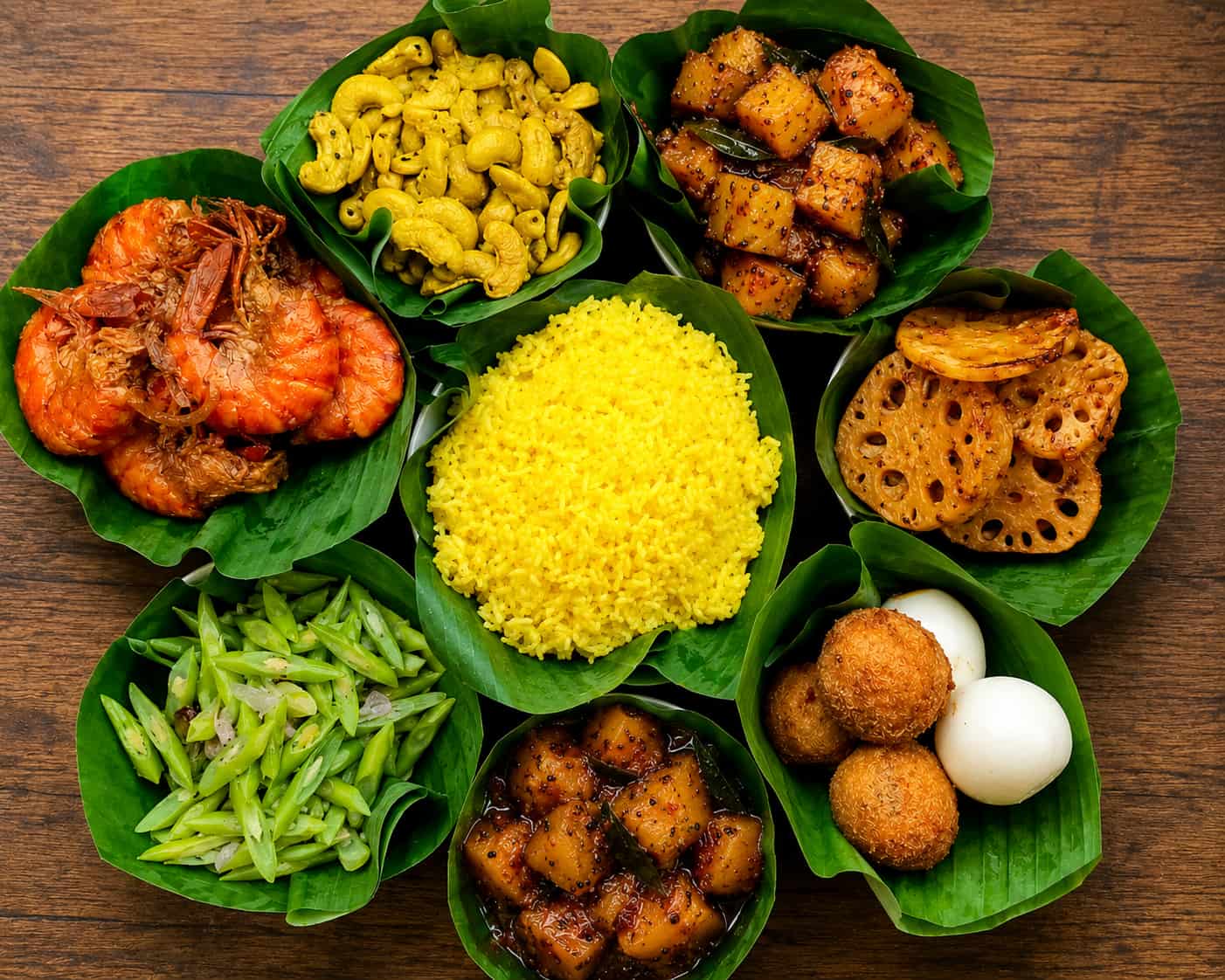 Sri Lankan traditional spices and curry ingredients