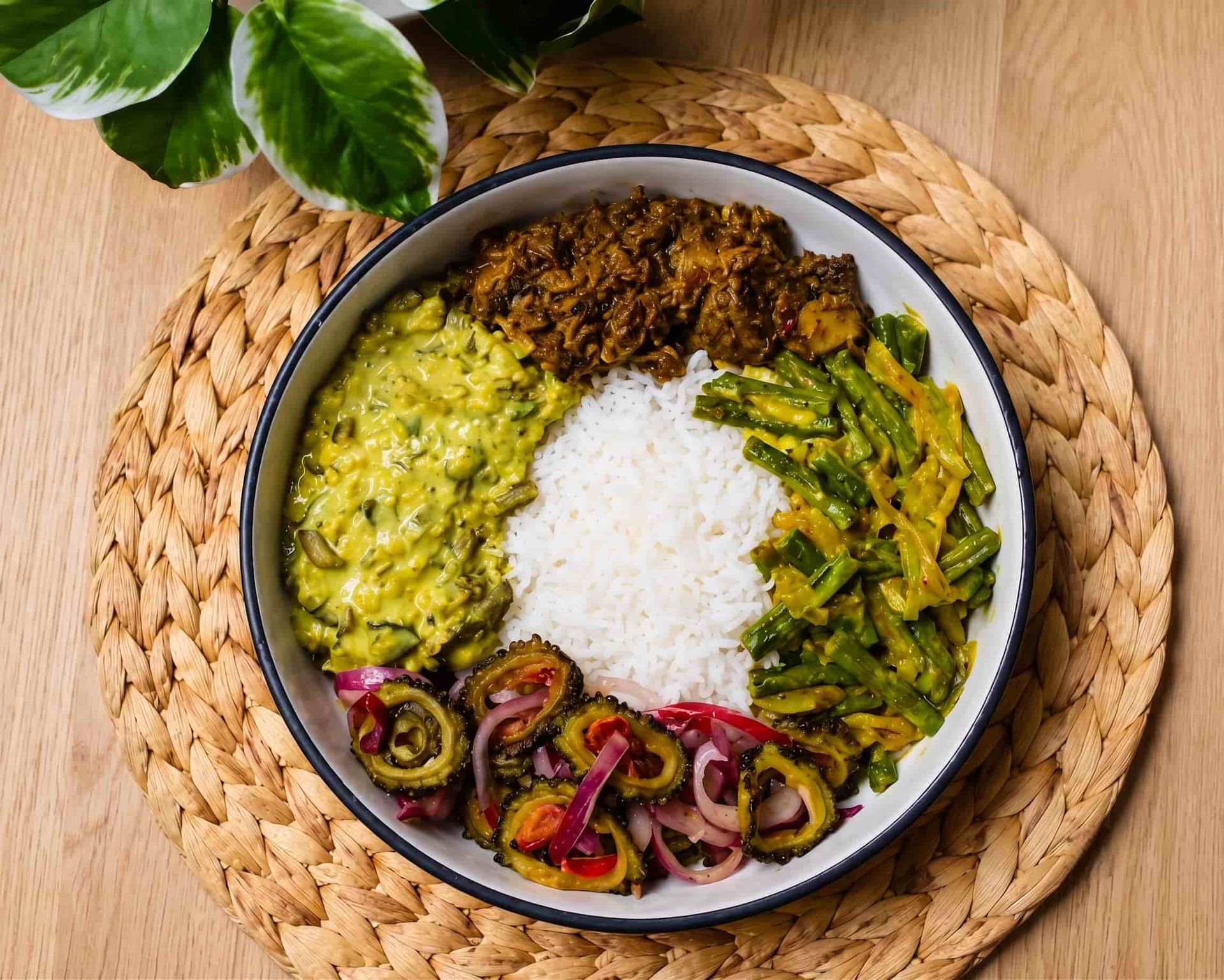 Delicious hot traditional Sri Lankan curry