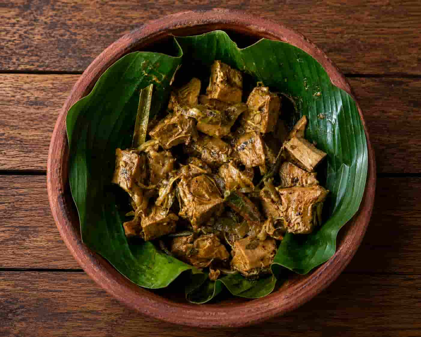 Delicious hot traditional Sri Lankan curry