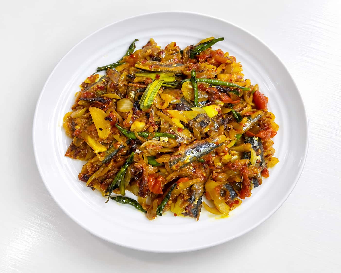 Sri Lankan curry spread