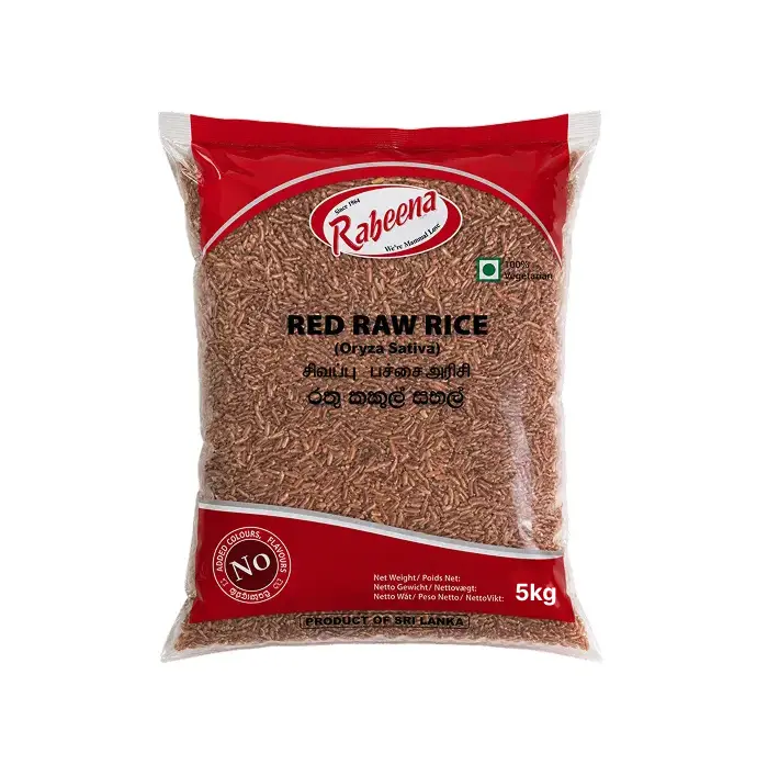 Red Raw Rice (Unpolished) Rabeena - 5kg