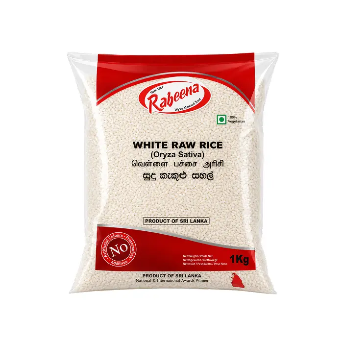White Raw Rice Rabeena - 1kg