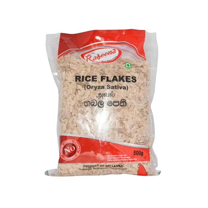Rabeena Red Rice Flakes 500g | Rote Reisflocken