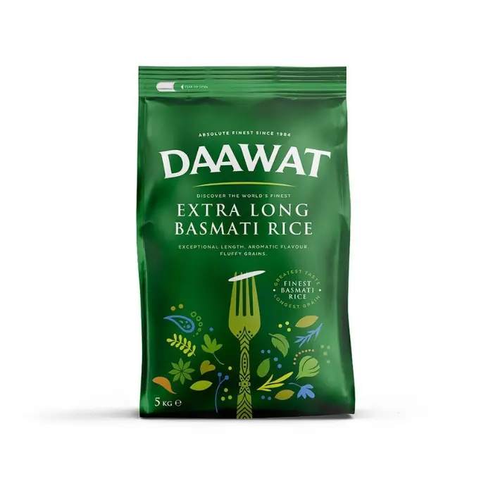 Daawat Extra Long Basmati Rice 5kg | Extra Langer Basmati Reis