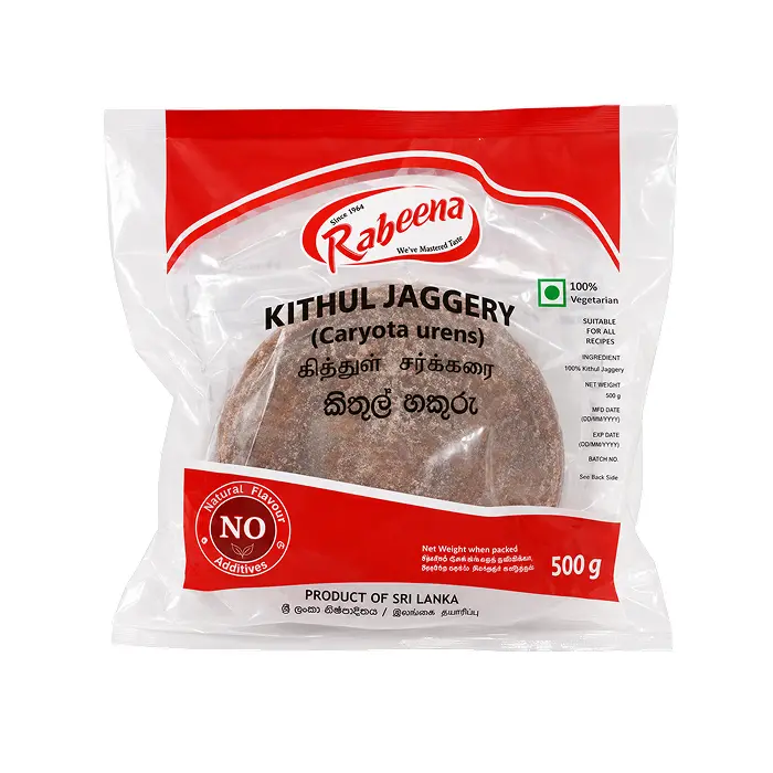 Rabeena Kithul Jaggery 500g | කිතුල් හකුරු