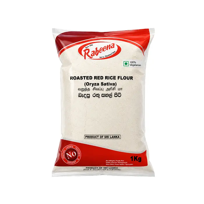 Rabeena Roasted Red Rice Flour 1kg | Geröstetes Rotes Reismehl