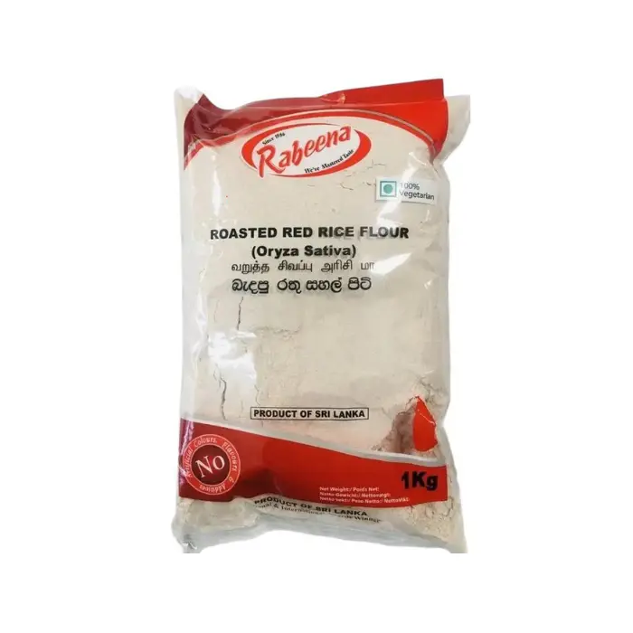 Rabeena Roasted Red Rice Flour 1kg | Geröstetes Rotes Reismehl