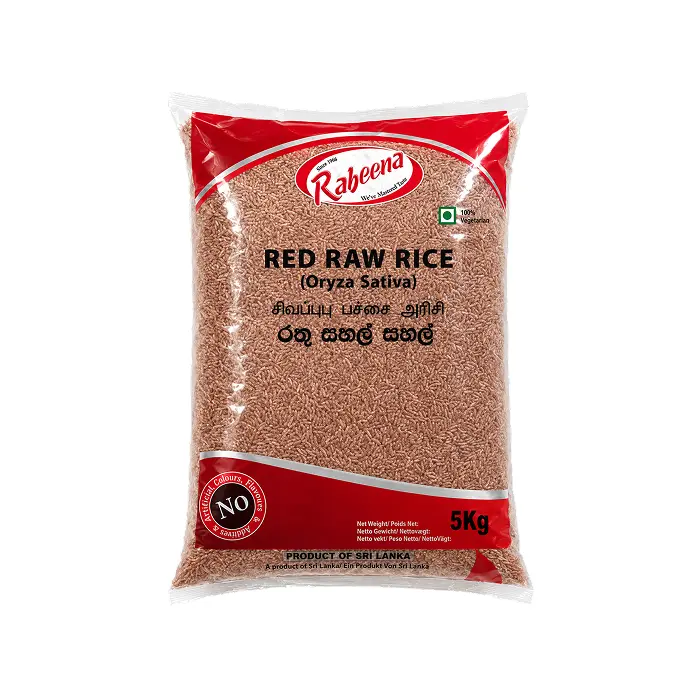 Rabeena Red Raw Rice 5kg | Roter Kekulu Reis