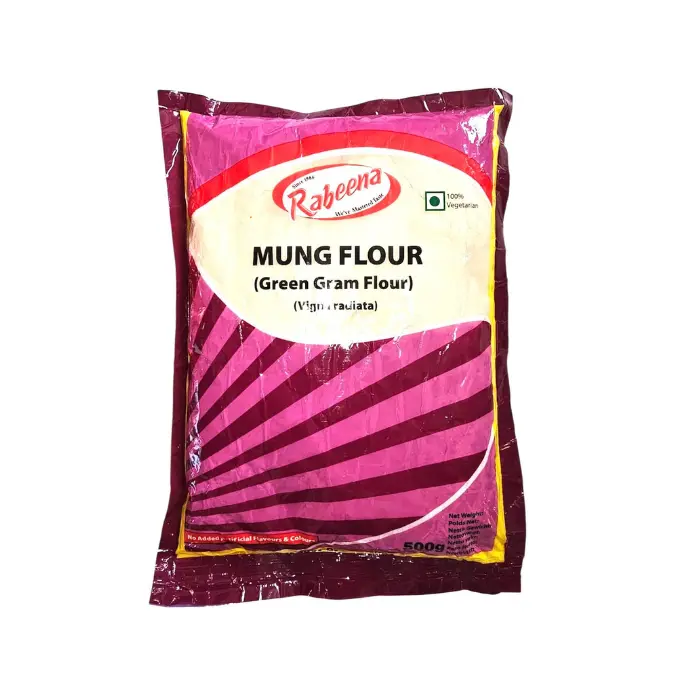 Rabeena Roasted Mung Flour 500g | Geröstetes Mungbohnenmehl
