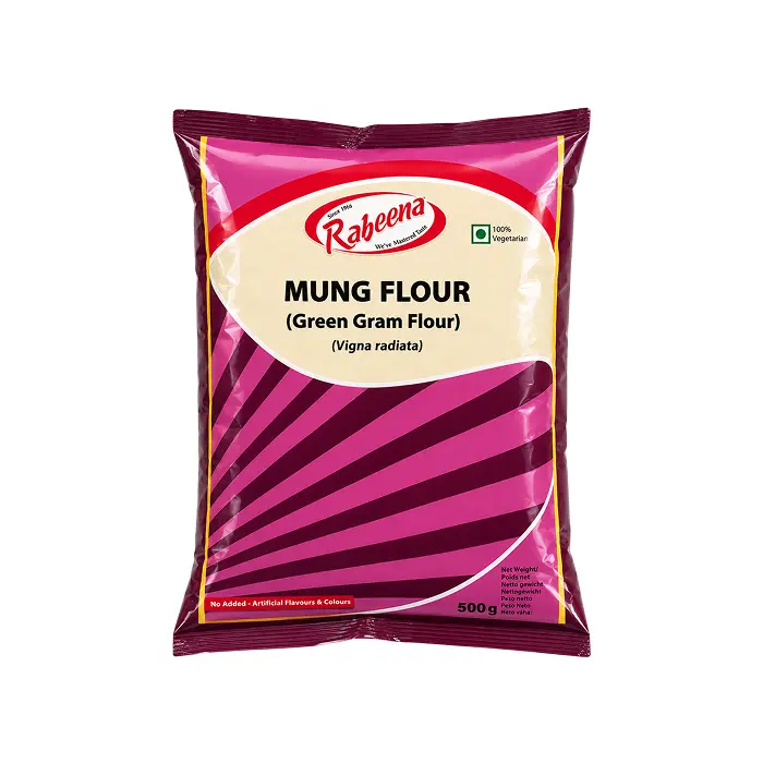 Rabeena Roasted Mung Flour 500g | Geröstetes Mungbohnenmehl
