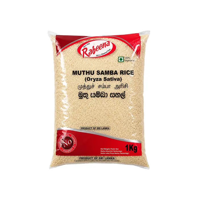 Rabeena Muthu Samba 1kg | Perlsamba Reis