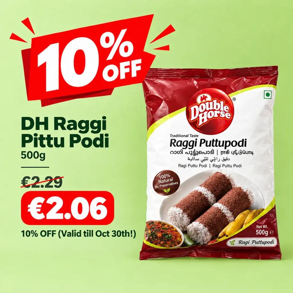 DH Raggi Pittu Podi 500g | Raggi Pittu Mischung | 10% OFF (Valid till Oct 30th!)