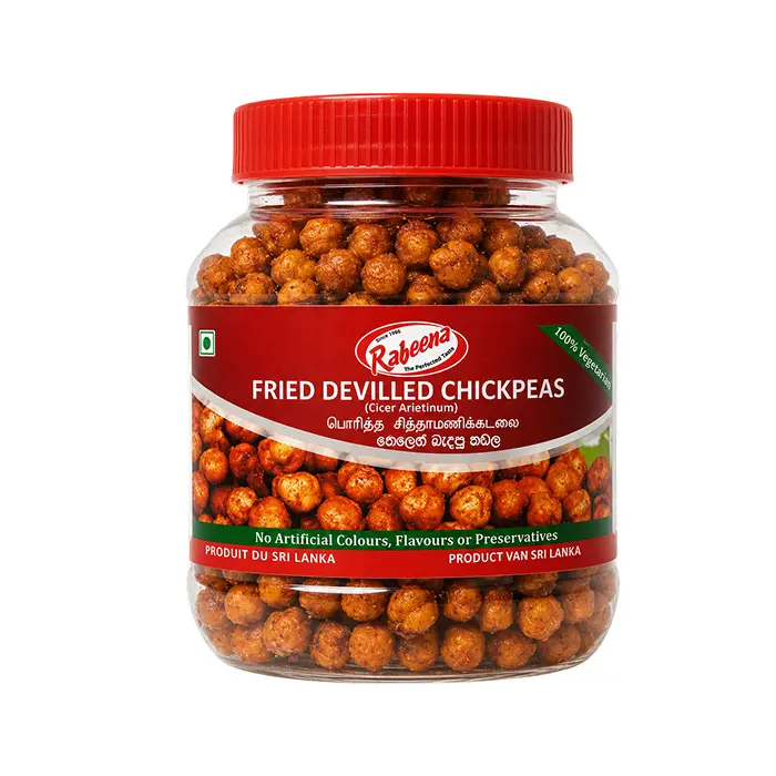 Rabeena Devilled Chickpeas 250g | Scharfe geröstete Kichererbsen