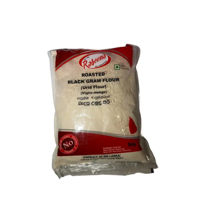 Roasted Black Gram Flour (Urid Flour) 500g | Geröstetes Urid-Mehl