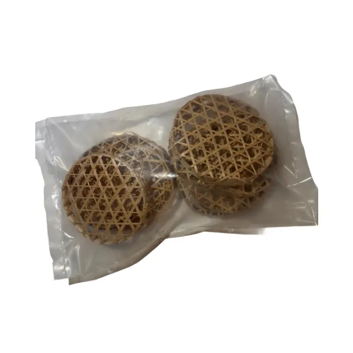 Bamboo Idiyappam Plate/String Hopper Plate 10x Pack