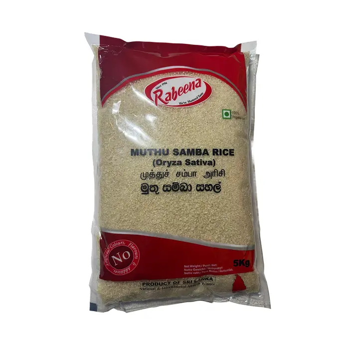 Rabeena Muthu Samba 5kg | Perlsamba Reis