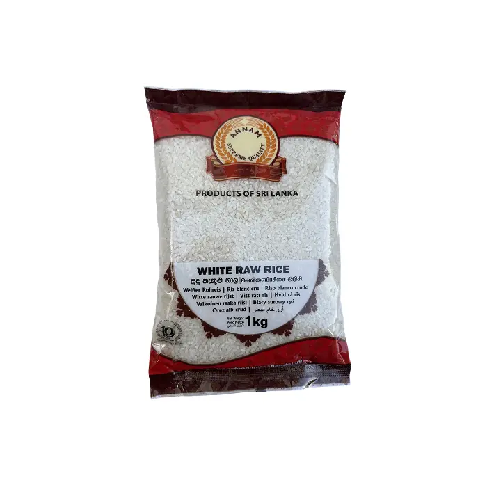 Annam White Raw Rice 1kg | Weißer Kekulu Reis