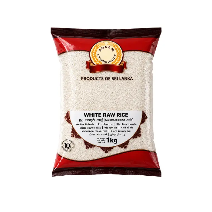 Annam White Raw Rice 1kg | Weißer Kekulu Reis