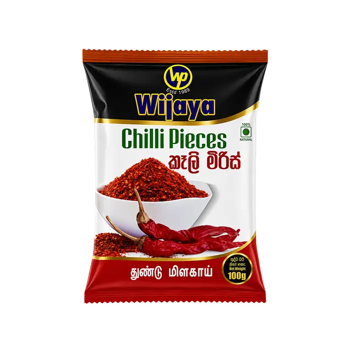 Wijaya Chilli Pieces 100g | මිරිස් කැබලි