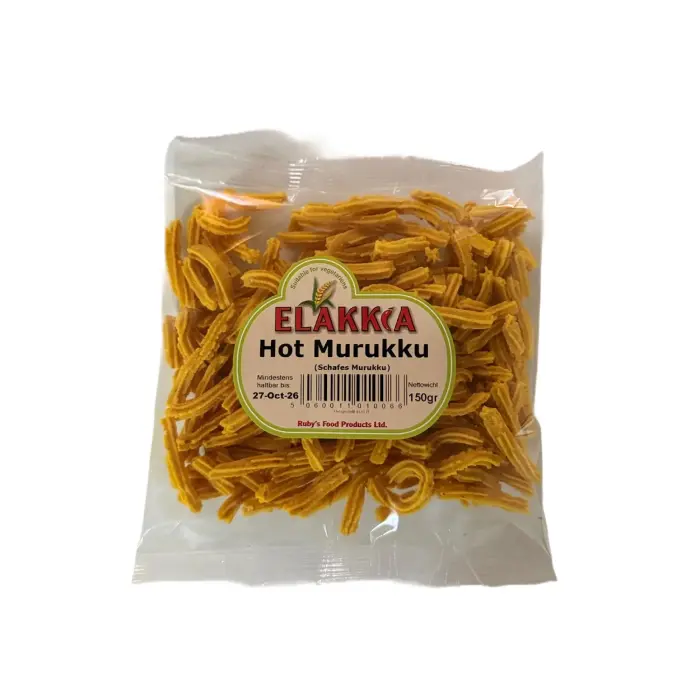 Elakkia Hot Murukku 150g | Scharfer Murukku Snack 