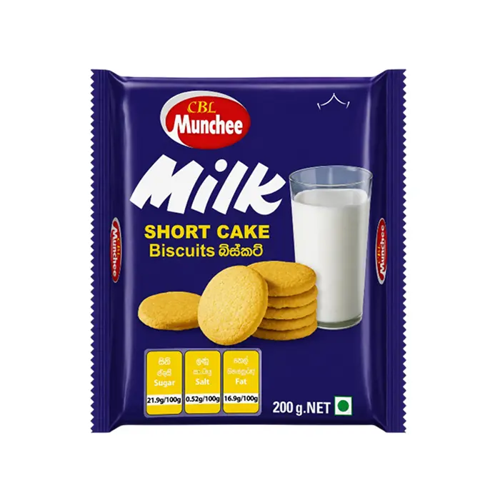 Munchee Milk short cake Biscuits 200g | Mürbeteigkekse mit Milchgeschmack