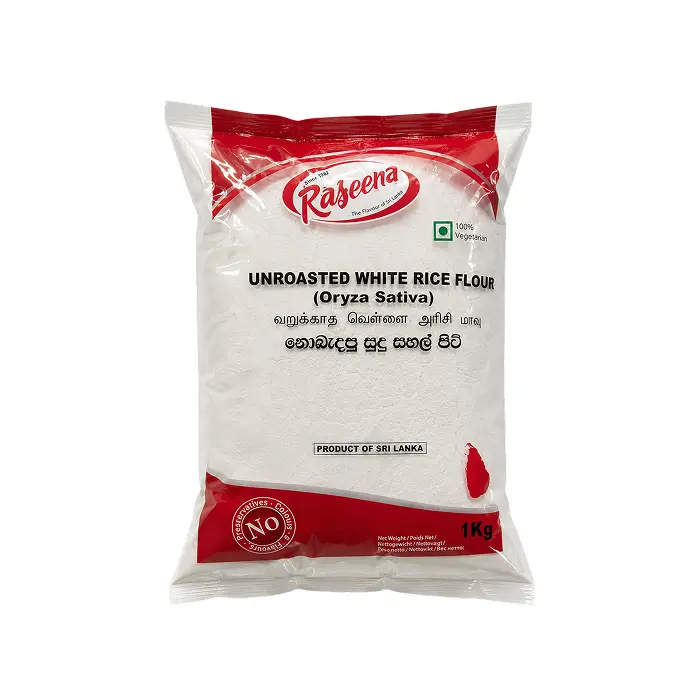 Rabeena Unroasted White Rice Flour 1kg | Weißes Reismehl