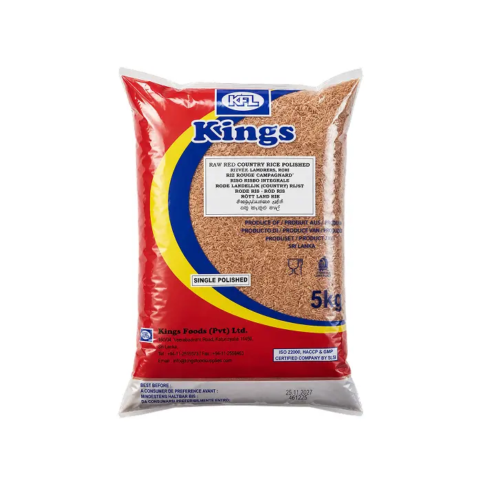 Kings Red Raw Rice 5kg | Roter Kekulu Reis
