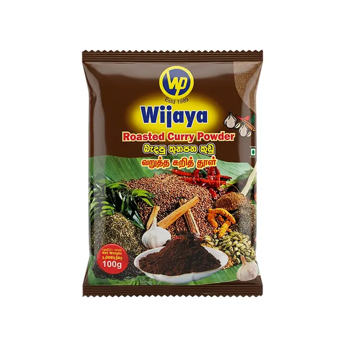 Wijaya Roasted Curry Powder 100g | බැඳි තුනපහ කුඩු
