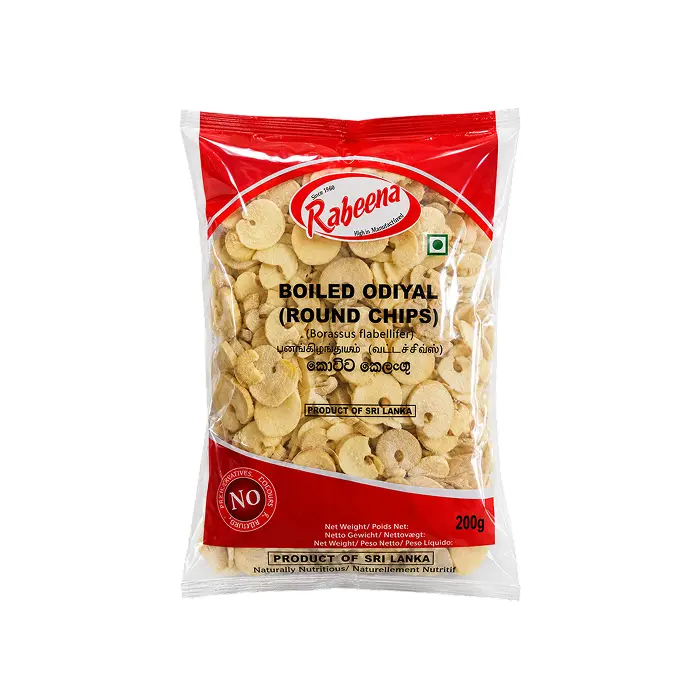 Rabeena Boiled Odiyal Chips 200g | Palmyra-Snack-Chips 