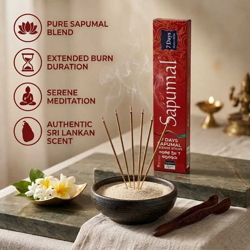 Sapumal Incense Sticks 7 in 1 | හඳුන්කූරු