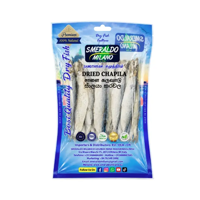 SM Dried Chapila Sardine 200g | සාලයා කරවල
