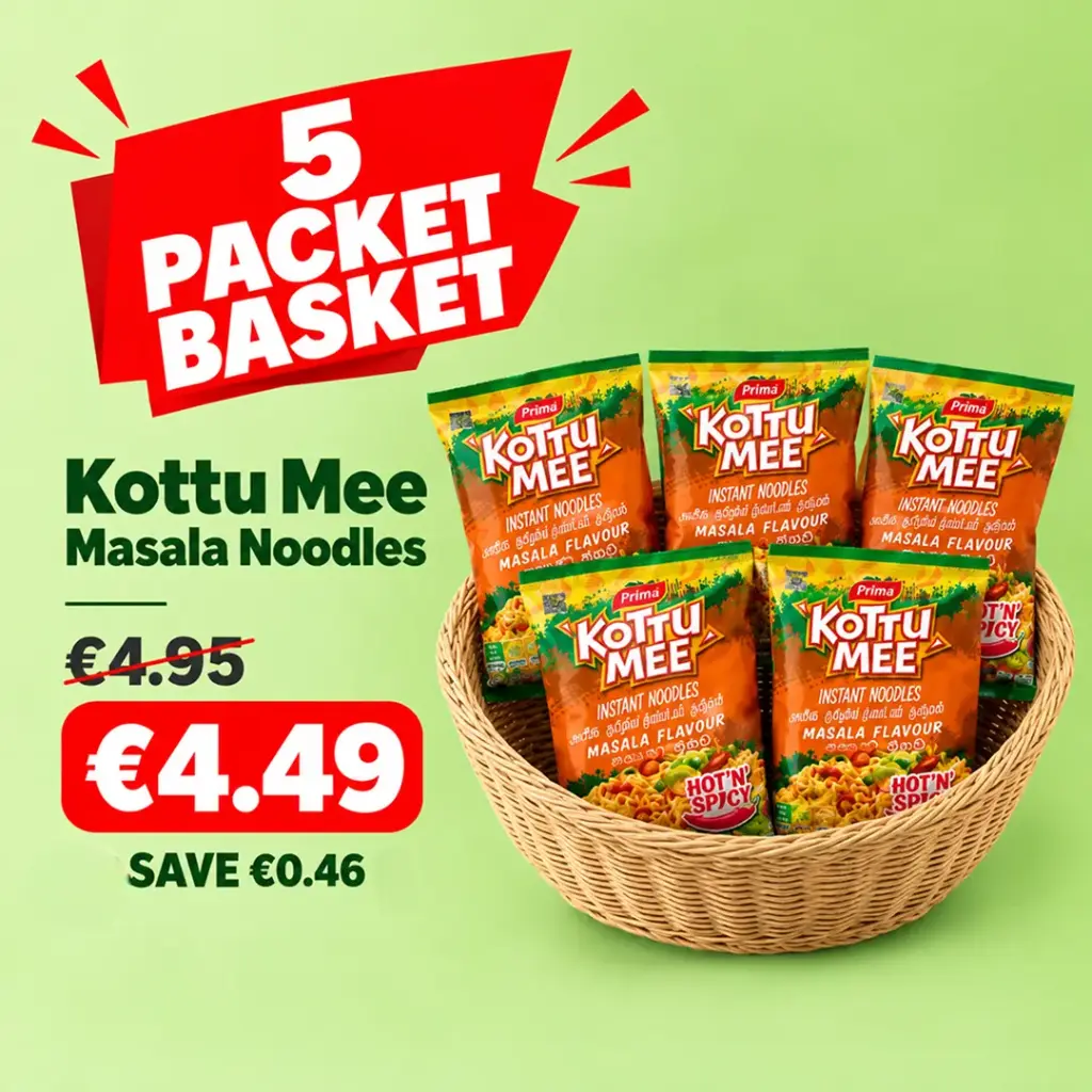 Kottu Mee Masala Noodles Special Bundle – Limited Time Offer | Save €0.46