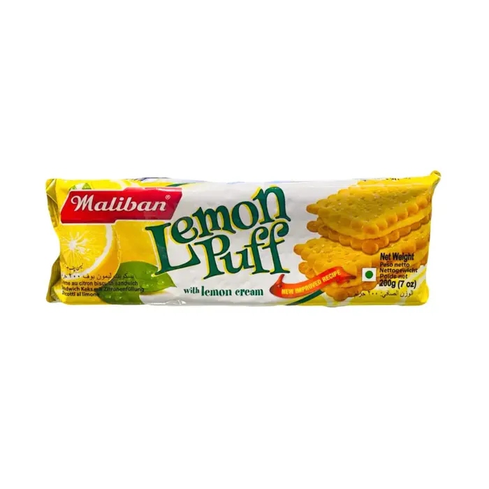 Maliban Lemon Puff 200g | Zitronencreme Kekse 