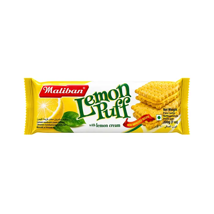 Maliban Lemon Puff 200g | Zitronencreme Kekse 