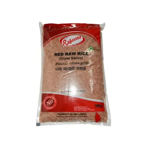 Red Raw Rice (light red) Rabeena - 5kg