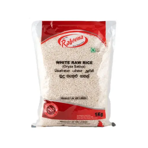 White Raw Rice Rabeena - 1kg