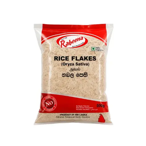 Rabeena Red Rice Flakes 500g | Rote Reisflocken