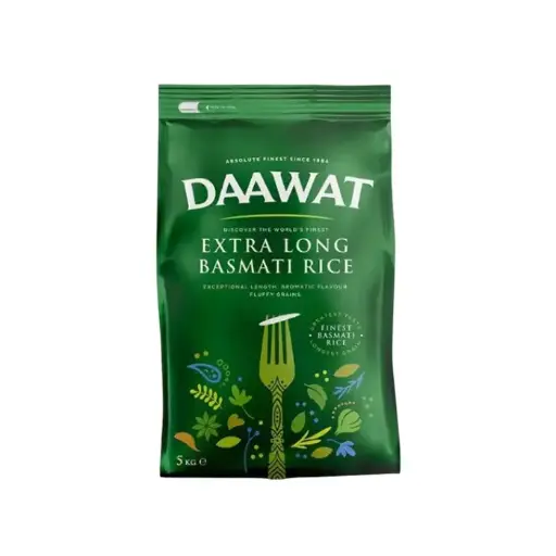 Daawat Extra Long Basmati Rice 5kg | Extra Langer Basmati Reis
