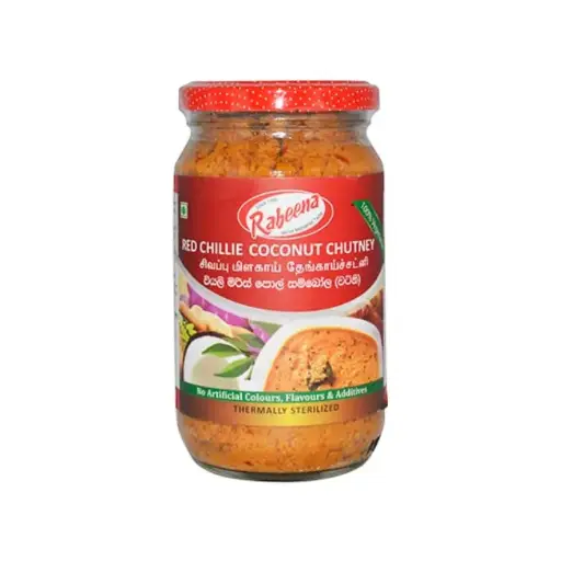 Rabeena Red Chilli Coconut Chutney 325g | රතු මිරිස් පොල් චට්නි