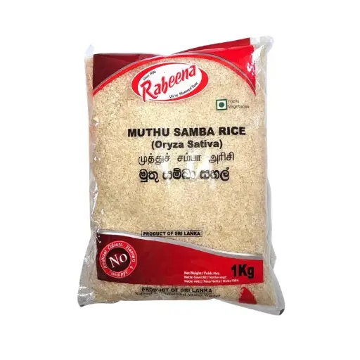 Rabeena Muthu Samba 1kg | Perlsamba Reis
